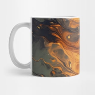 Stylized Liquid Gold Surface Mug